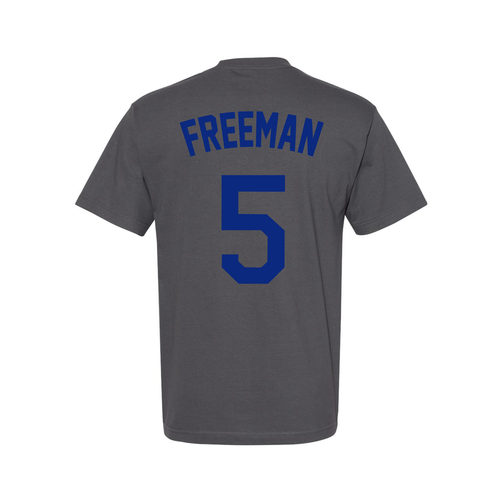 Freddie Freeman #5 in Grey | Puff Print