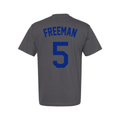 Freddie Freeman #5 in Grey | Puff Print