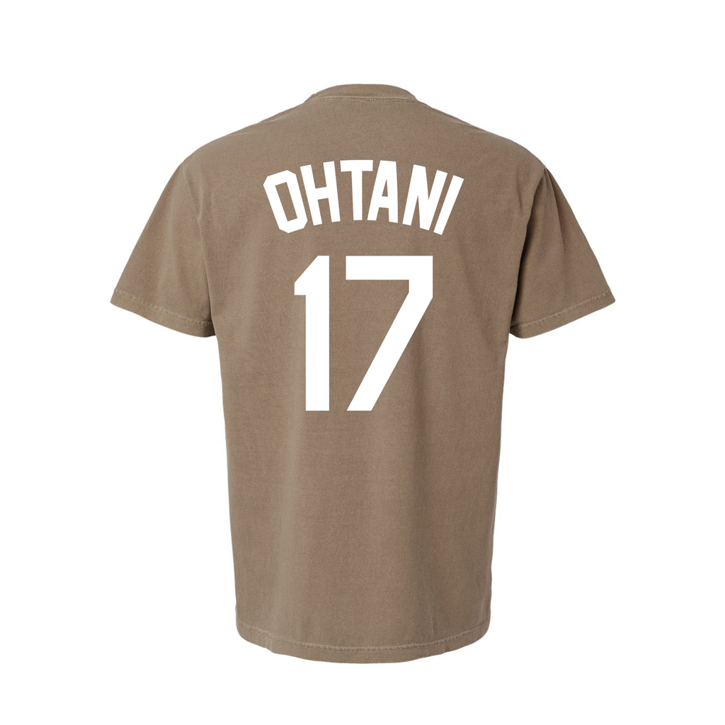 Shohei Ohtani #17 in Sand | Puff Print